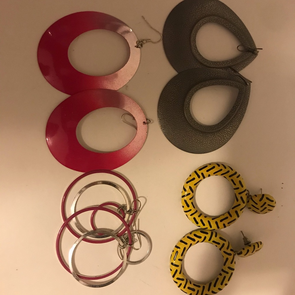 3 for 25.00 Set of 4 Fashion Earrings